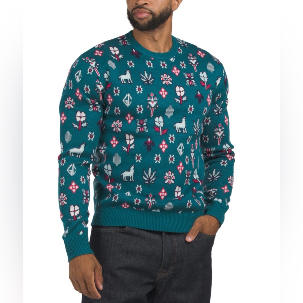 Greyson Cashmere & Wool Storytelling Sweater NEW Mens Top